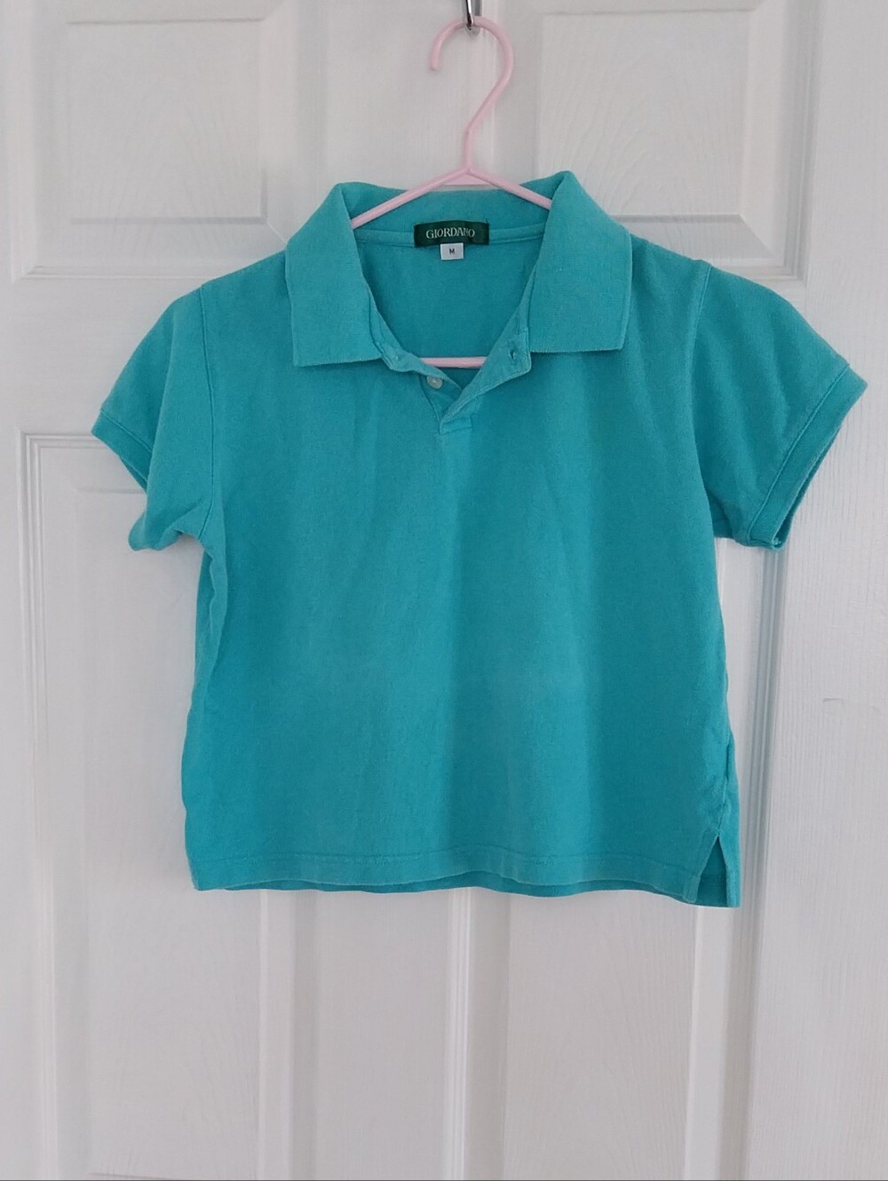 Cotton Turquoise Polo Shirt